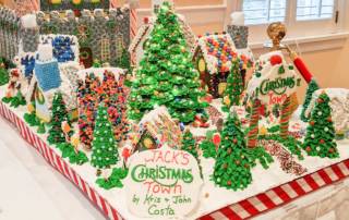 Showcasing the holiday spirit of residents at Governor's Land with their intricately designed, delicious Gingerbread houses.